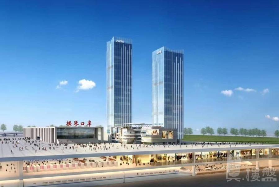 橫琴灝怡天攬-珠海|首期5萬(減)|橫琴口岸鐵路上蓋金融商業中心